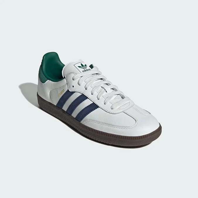 Кроссовки adidas Originals Samba OG White/Collegiate Green/Active Green